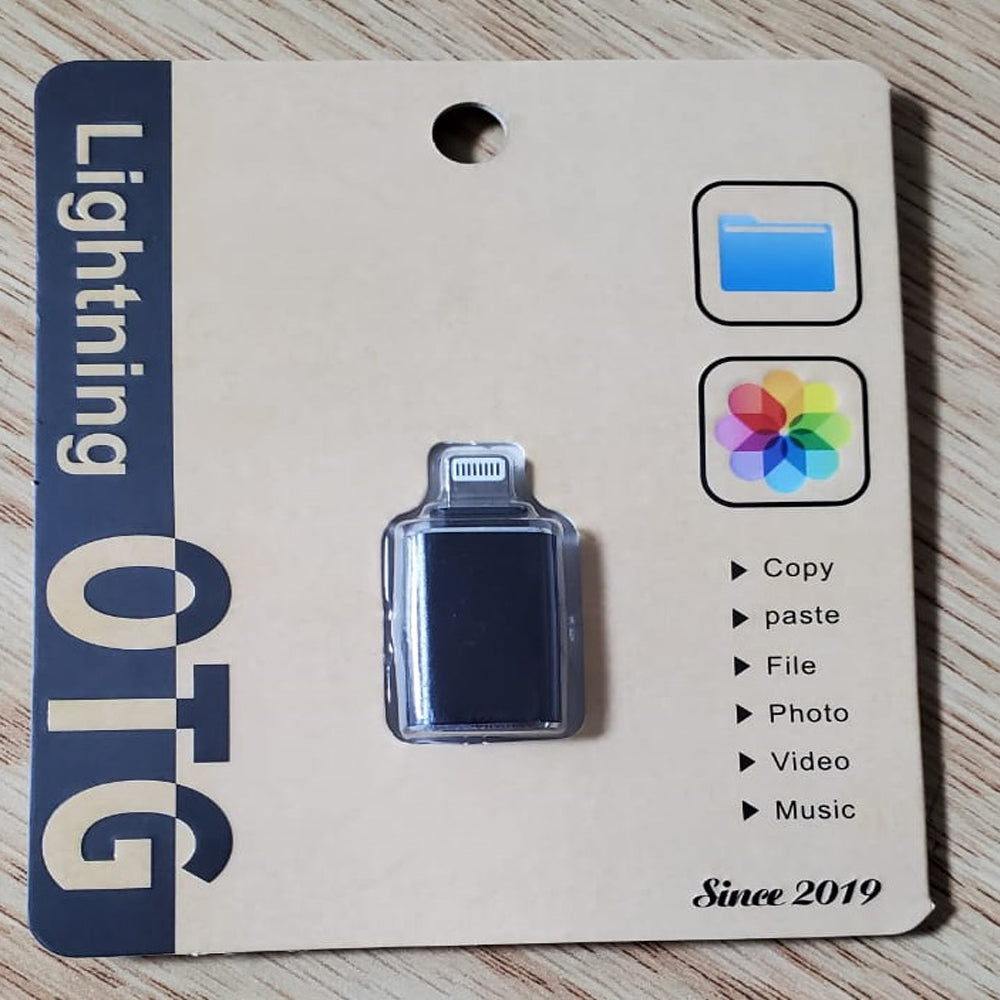 Lightning OTG Adapter for iPhone, iPad and Macbook