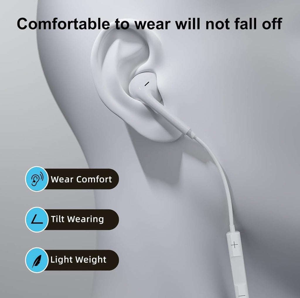 USB Type-C Wired In-Ear Earphones