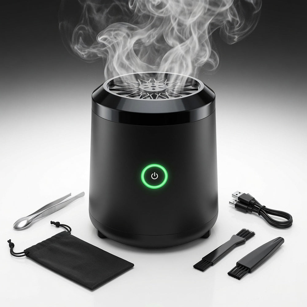 Portable Electric Bakhoor Burner – USB Rechargeable Oud Incense Burner