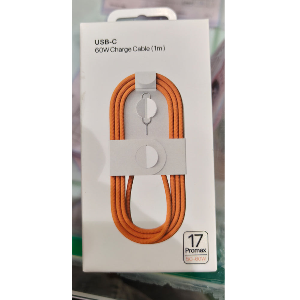 60W USB-C to USB-C Braided Cable