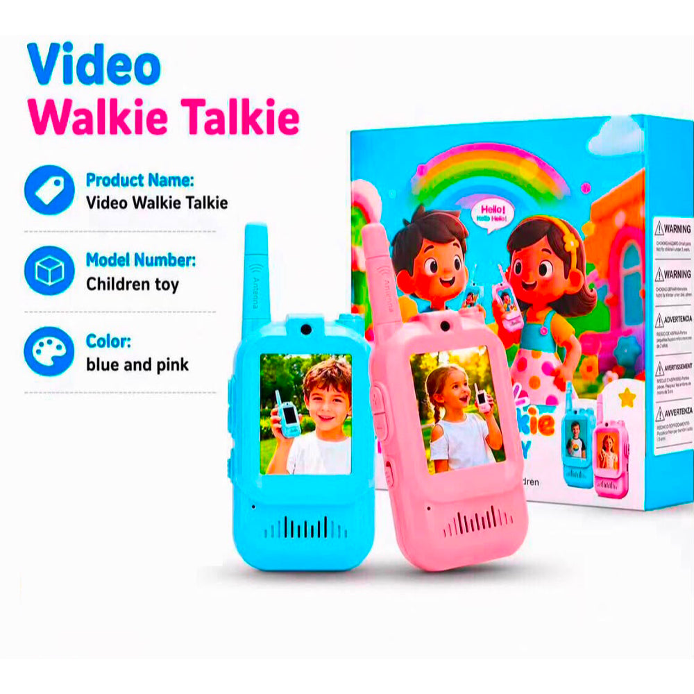Kids Video Walkie Talkie Camera Set