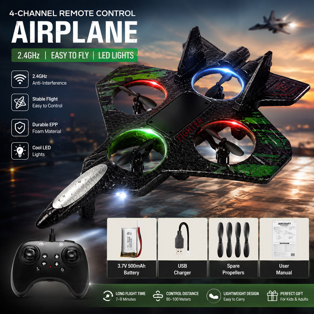 Rechargeable RC Jet Airplane for Kids