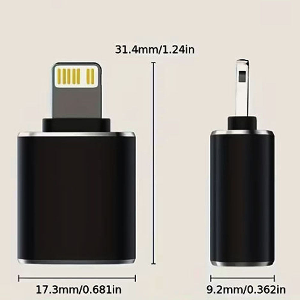 Lightning OTG Adapter for iPhone, iPad and Macbook