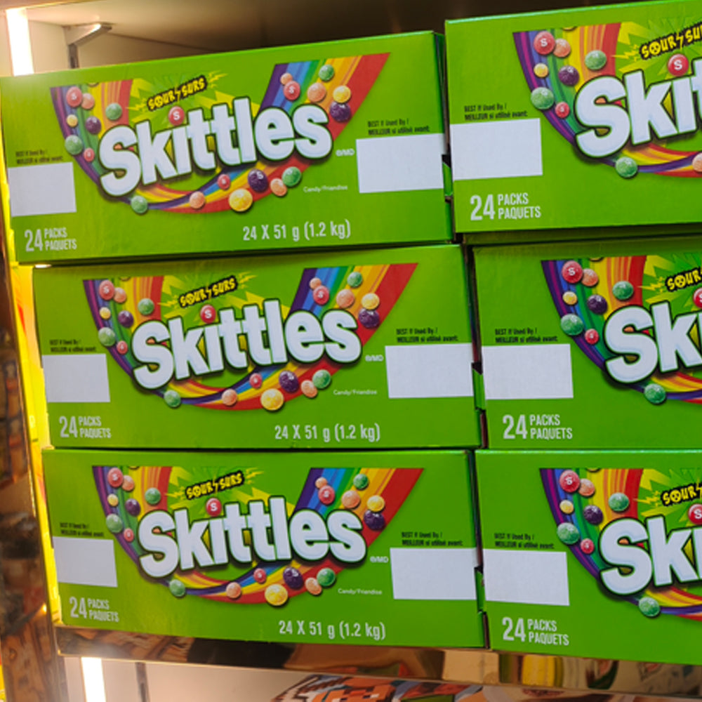 Skittles Sour Candy Pack of 24 PCS